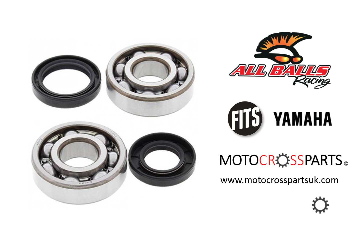 YZ125 Main (Crank) Bearings and Seals Kit Yamaha YZ 125 19981997 24